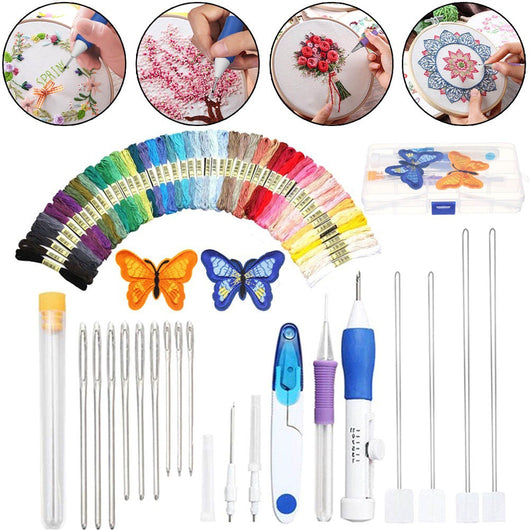 Kit Completo de Bordado DIY + 50 Hilos - Image 13