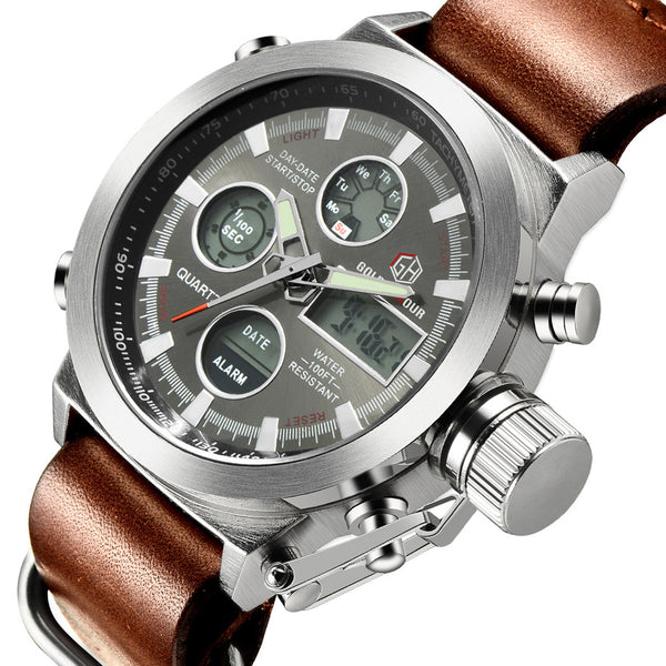 Reloj Deportivo Militar Hombre Lujo - Analógico Digital LED - Image 6