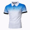 Polo 3D con Degradado Impreso para Hombre