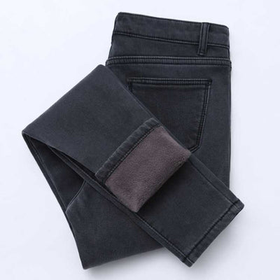 Pantalones Vaqueros de Terciopelo Grueso para Mujer - Image 13