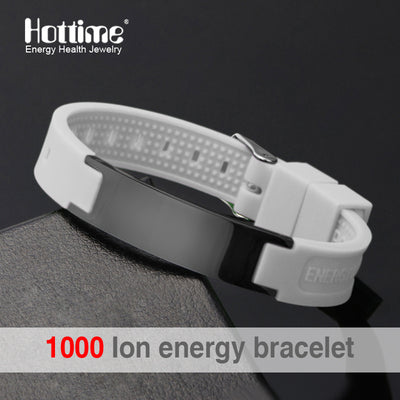 Pulsera Deportiva 4 en 1 con Elementos Bio y Silicio - Banda de Energía Equilibrio en Acero Inoxidable - Image 20