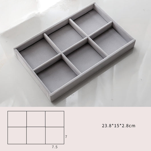 Organizador de Joyas Grande en Franela con Compartimentos para Accesorios - Image 2