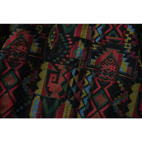 Chaqueta de Trabajo Étnica en Lana Gruesa para Hombre
