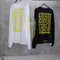 Camiseta Amarillo Fluorescente con Letras Sánscritas
