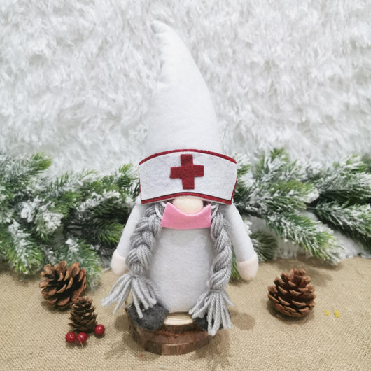 Adornos Navideños Papá Noel Nórdico sin Rostro - Decoración Escandinava para Ventanas - Image 12