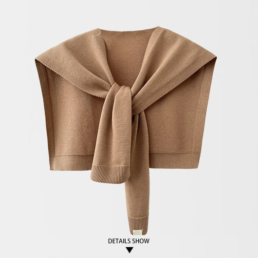 Chal Tejido Cruzado Elegante - Bufanda Sólida Versátil para Mujer - Image 15