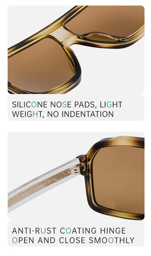 Gafas de Sol Cuadradas Estilo Europeo y Americano para Hombre - Image 15