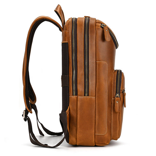 Mochila de Cuero Vintage para Hombre - Piel de Res Auténtica - Image 10