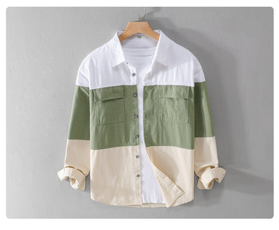 Camisa Casual de Algodón con Costuras Reforzadas para Hombre - Image 7