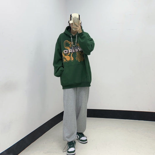 Sudadera Hip Hop Dragon con Collar Integrado - Image 13