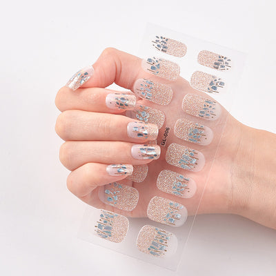Stickers de Uñas Efecto Ojo de Gato con Detalles Dorados - Image 10