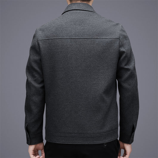 Chaqueta de Lana Corta para Hombre Otoño Invierno - Image 4