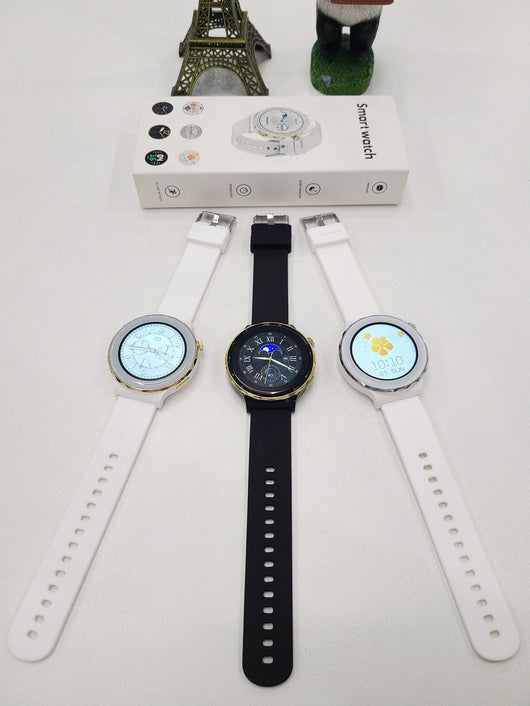 Reloj Inteligente HW52 Elegante con Esfera Redonda de Aleación de Zinc - Image 13