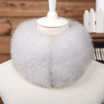 Cuello Falso de Piel de Zorro Sintética para Invierno - Collar Elegante para Mujer - Image 16
