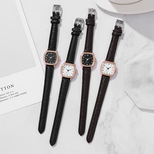 Reloj para Mujer en Acero Inoxidable con Correa de Cuero Sintético - Image 9
