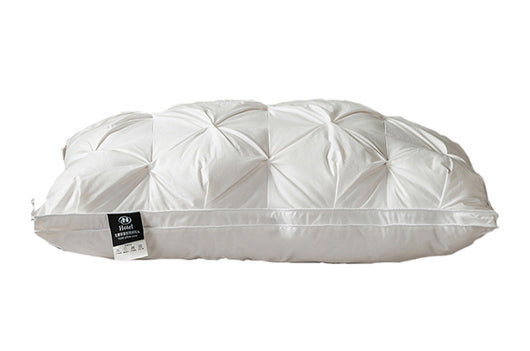 Juego de Almohadas de Plumas de Ganso Blanco con Protectores de Cuello - Image 22