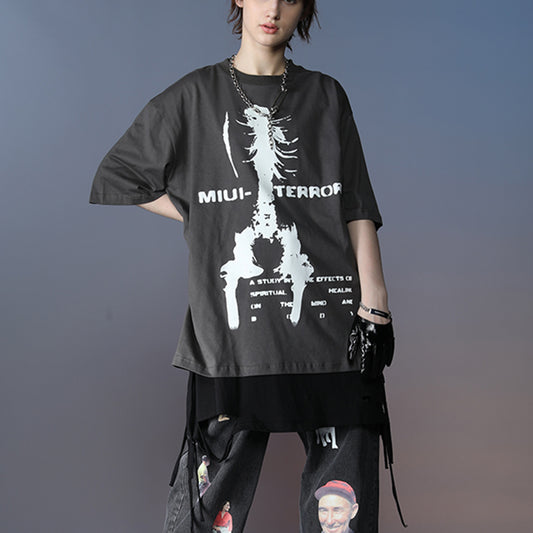 Camiseta Suelta Luminosa para Mujer