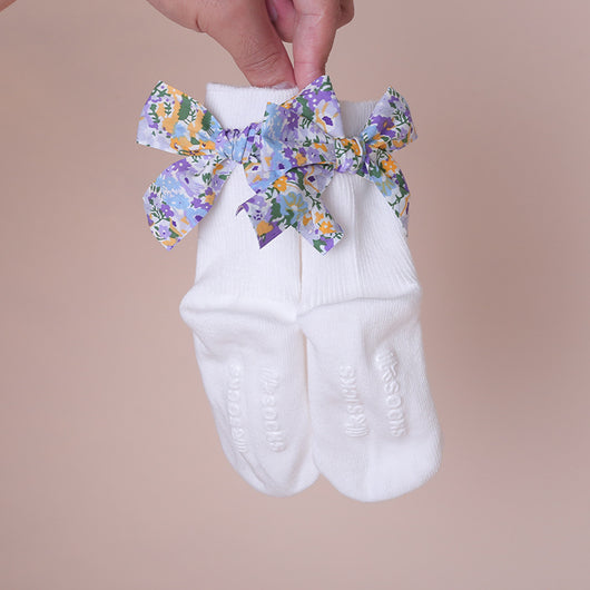 Calcetines Cortos con Moño Floral - Image 18