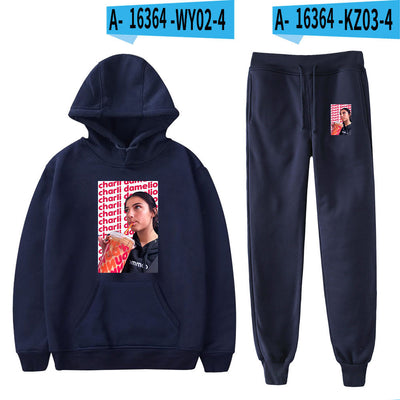 Conjunto Deportivo Estampado con Capucha: Sudadera y Leggings - Image 10