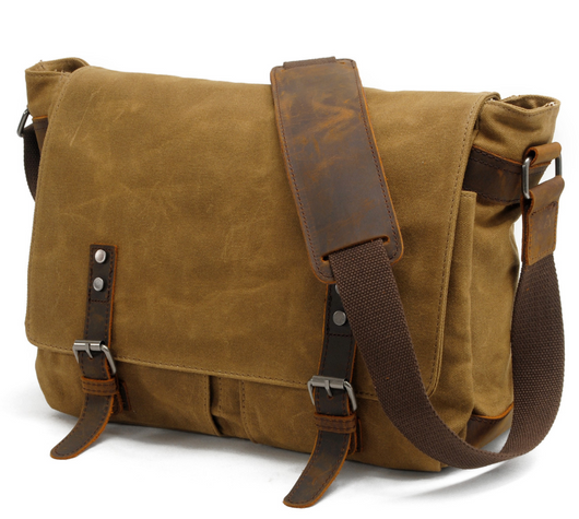 Bolsa de Lona para Hombre con Correa de Hombro - Image 9