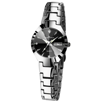 Reloj de Pareja Luminoso con Calendario - Cuarzo Elegante - Image 11