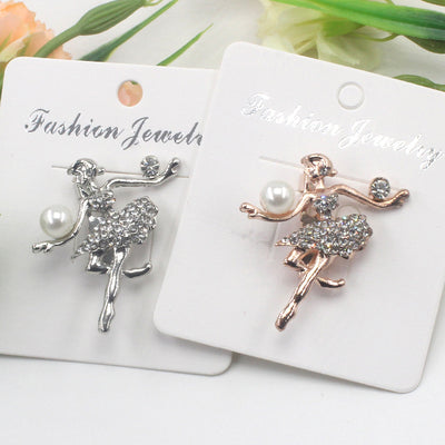 Broche Bailarina Brillante con Cristales - Image 3