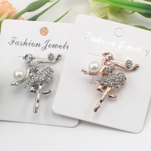 Broche Bailarina Brillante con Cristales - Image 3