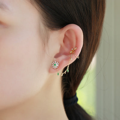 Aretes de Abeja y Margarita - Image 3