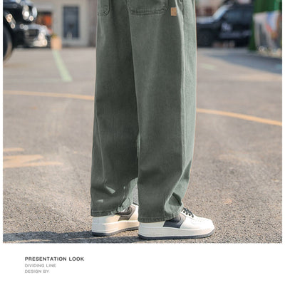 Pantalones Cargo Sueltos para Hombre Rectos Casuales - Image 16