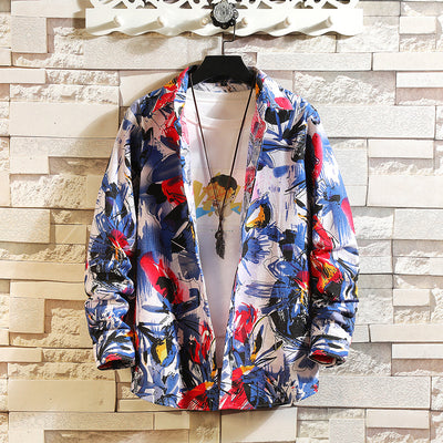 Camisa de Manga Larga con Colores Tendencia para Jóvenes