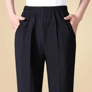 Pantalones Sueltos de Cintura Alta para Mujer - Image 13