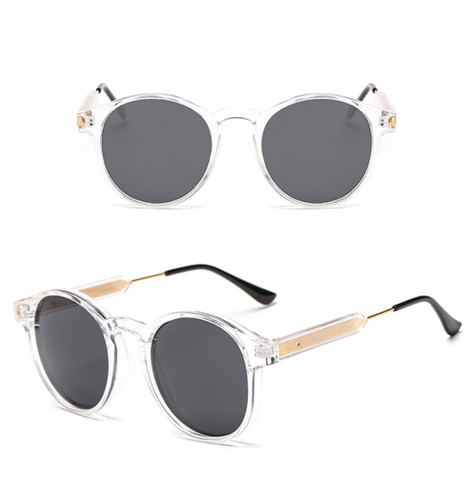 Gafas de Sol Redondas Retro Coreanas para Mujer con Marco Metálico - Image 7