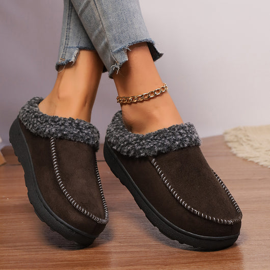 Pantuflas de Invierno Acolchadas con Talón Cubierto - Cómodas para Casa - Image 11