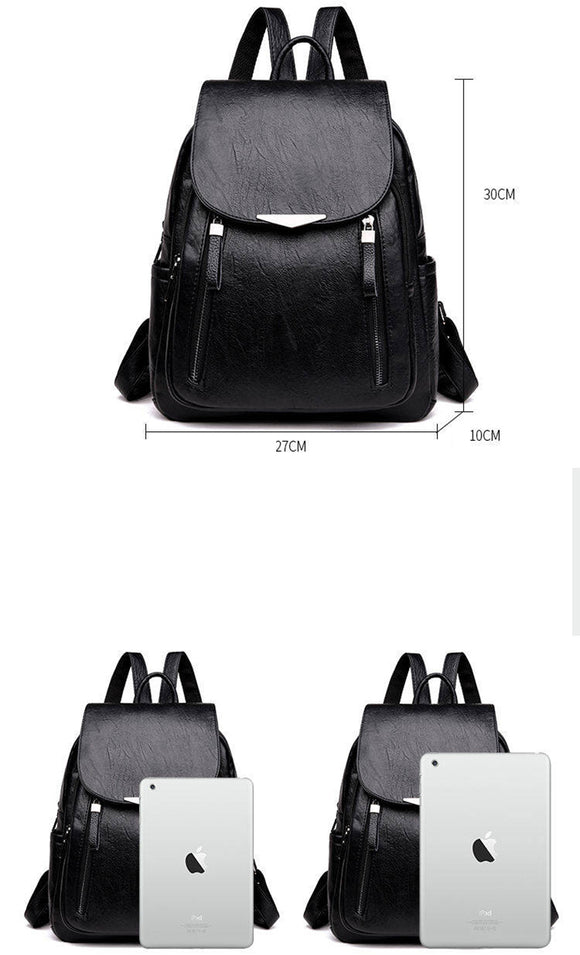 Mochila Casual de PU Wild Fashion - Estilo y Funcionalidad