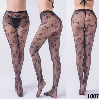Medias Jacquard Rosa Vintage - Image 17