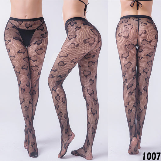 Medias Jacquard Rosa Vintage - Image 17