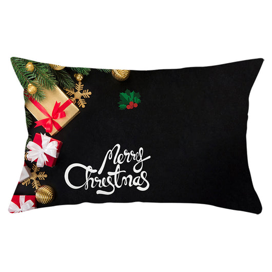 Funda de Almohada Navideña Serie Verde con Estampado Piel de Melocotón - Image 29