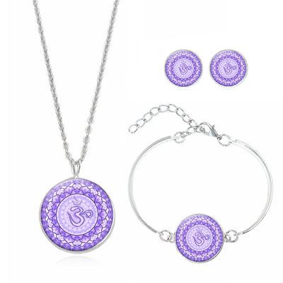 Collar Mandala Floral con Piedras Preciosas - Image 18