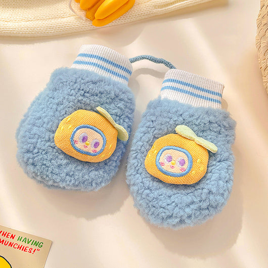 Manoplas Gruesas de Cinco Dedos para Bebé - Guantes de Invierno y Otoño - Image 2