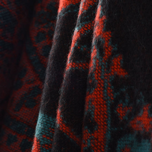 Poncho Cuadros Elegante para Viajes Invierno - Abrigo Cálido y Sofisticado - Image 16