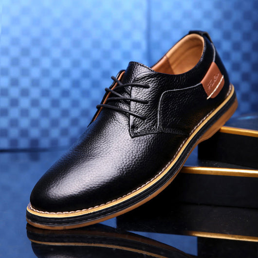 Oxfords Rippled Leather Leu - Image 7