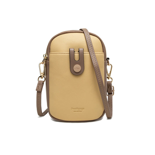 Bolsa Mensajera de Moda Japonesa y Coreana con Combinación de Colores