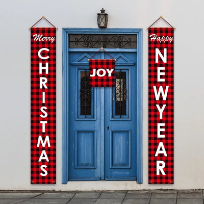 Decoraciones Navideñas: Cortinas, Banderas y Adornos Colgantes - Image 42