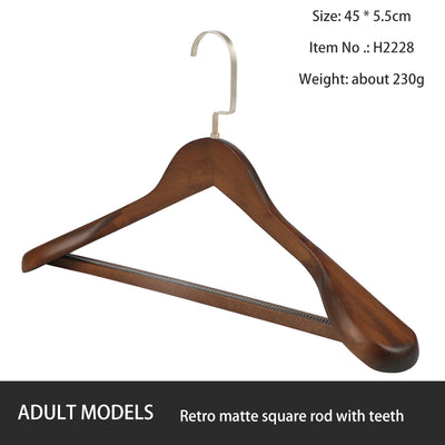 Perchas de Madera Maciza Premium para Tiendas y Hoteles