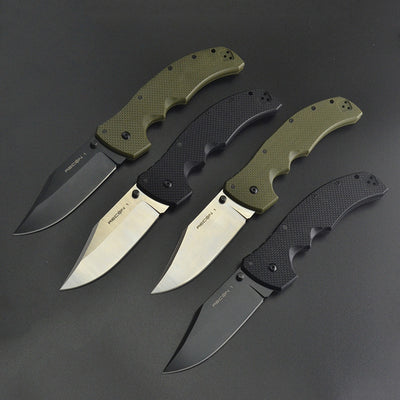 Cuchillo Plegable de Acero Inoxidable para Supervivencia y Aventura