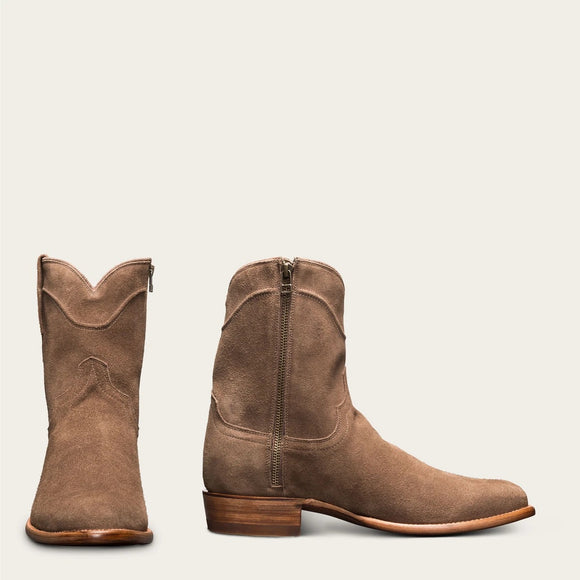 Botas de Motociclista Plus Size con Cierre Lateral y Punta Redonda para Hombre