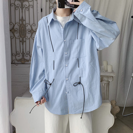 Camisa Suelta Casual para Hombre - Diseño Simple y Versátil - Image 8