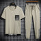 Pack de 2 Camisetas Deportivas Hombre Tela Ice Silk Suelta y Fresca