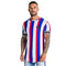 Playera Deportiva de Rayas con Secado Rápido