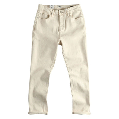 Jeans Vintage Lavado Crudo en Tono Crema - Image 5